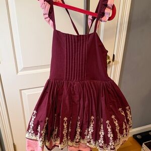 Dollcake Burgundy and Pink Formal Dress